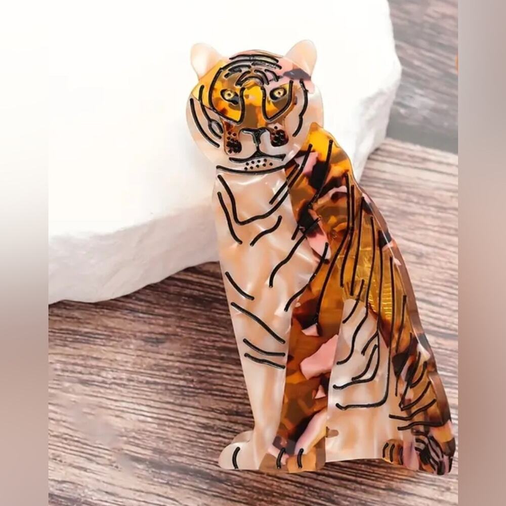 Tiger Hair Claw Clip Cincinnati Bengals